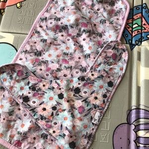 Copper pearl bib and burp cloth